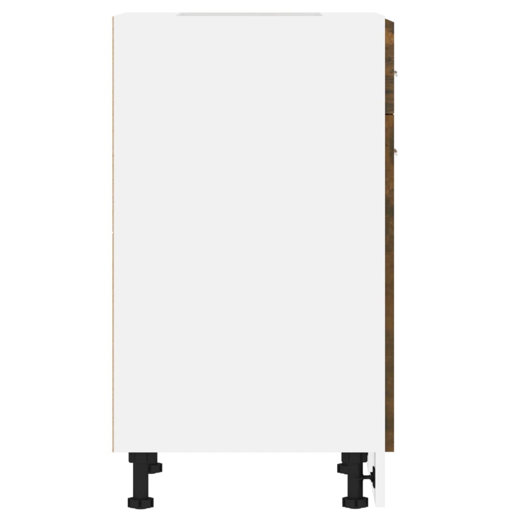 Underskåp med låda “Lyon” rökfärgad ek 50x46x81,5 cm