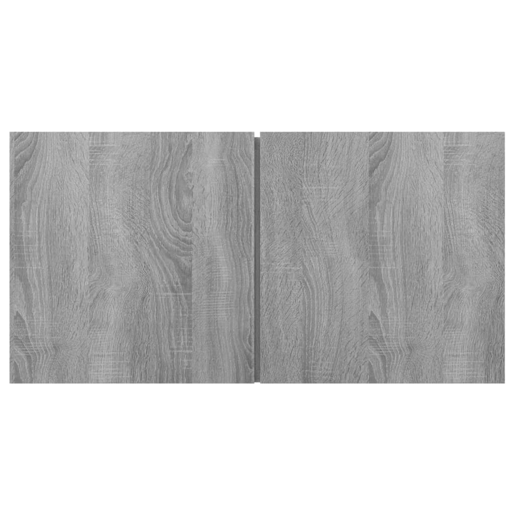 Hängande tv-skåp grå sonoma 60x30x30 cm konstruerat trä