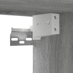 Hängande tv-skåp grå sonoma 60x30x30 cm konstruerat trä