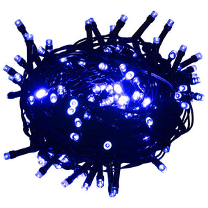 Ljusslinga med 600 LED blå 60 m PVC