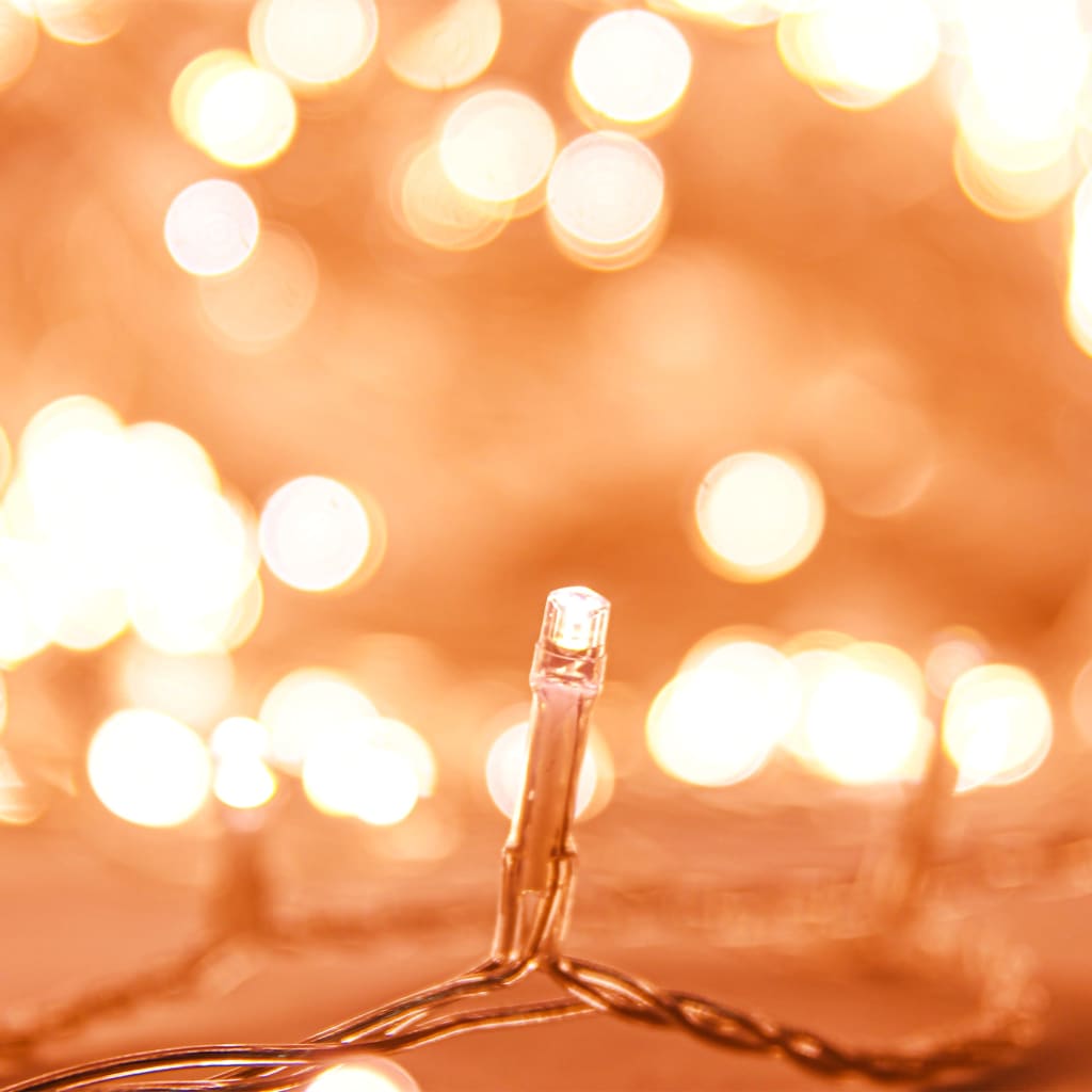 Ljusslinga med 150 LED varmvit 15 m PVC