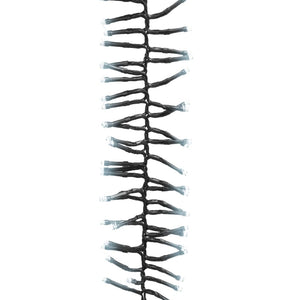 Ljusslinga med 3000 LED cluster kallvit 23 m PVC