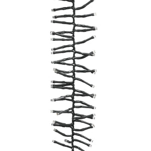 Ljusslinga med 3000 LED cluster kallvit 23 m PVC