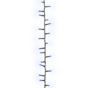 Kompakt ljusslinga med 2000 LED blå 45 m PVC