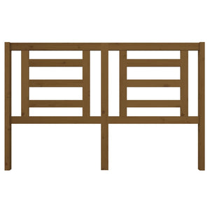 Sänggavel honungsbrun 156x4x100 cm massiv furu