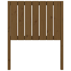 Sänggavel honungsbrun 80,5x4x100 cm massiv furu