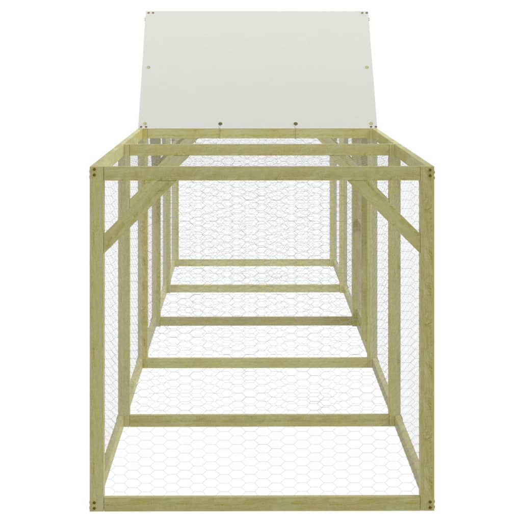 Hönshus 500x100x150 cm impregnerad massiv furu