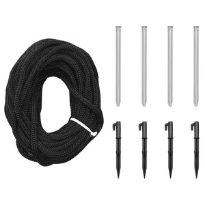 Julgranskon blå 732 LEDs 160x500 cm