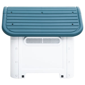 Hundkoja blå 59x75x66 cm polypropylen