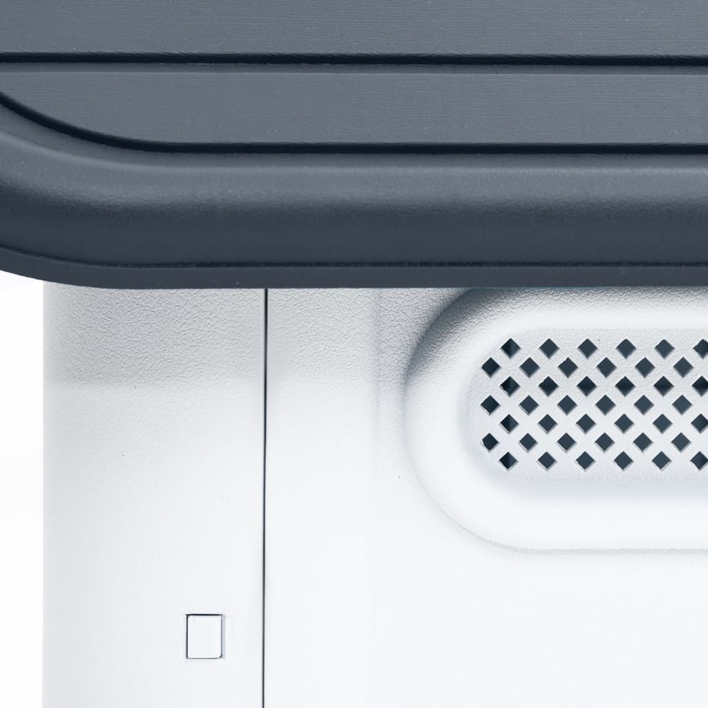 Hundkoja grå 59x75x66 cm polypropen