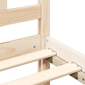 Sängram massivt trä 135x190 cm