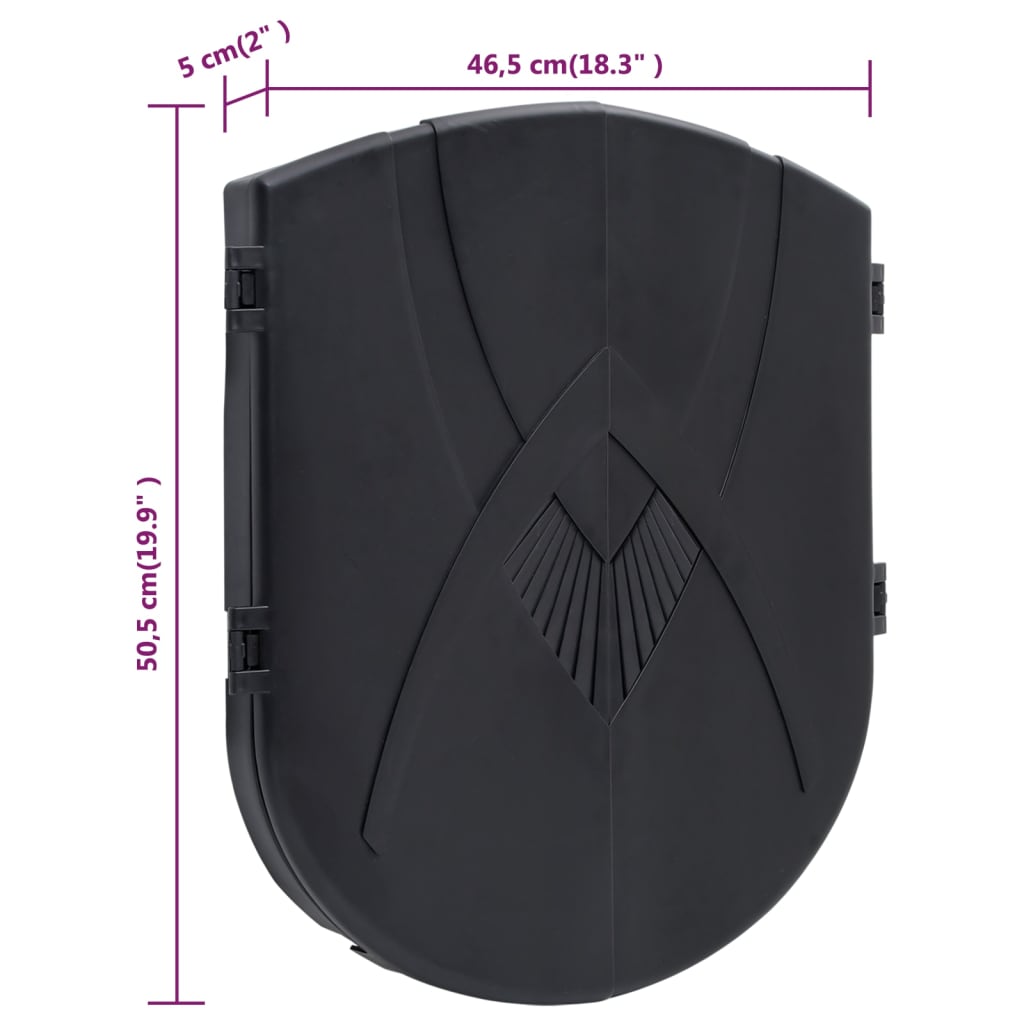 Elektronisk darttavla med pilar svart polypropen