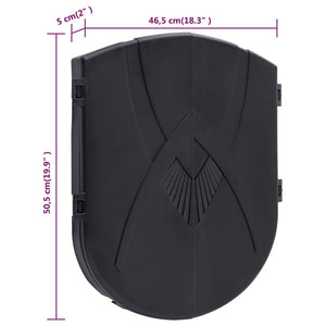 Elektronisk darttavla med pilar svart polypropen