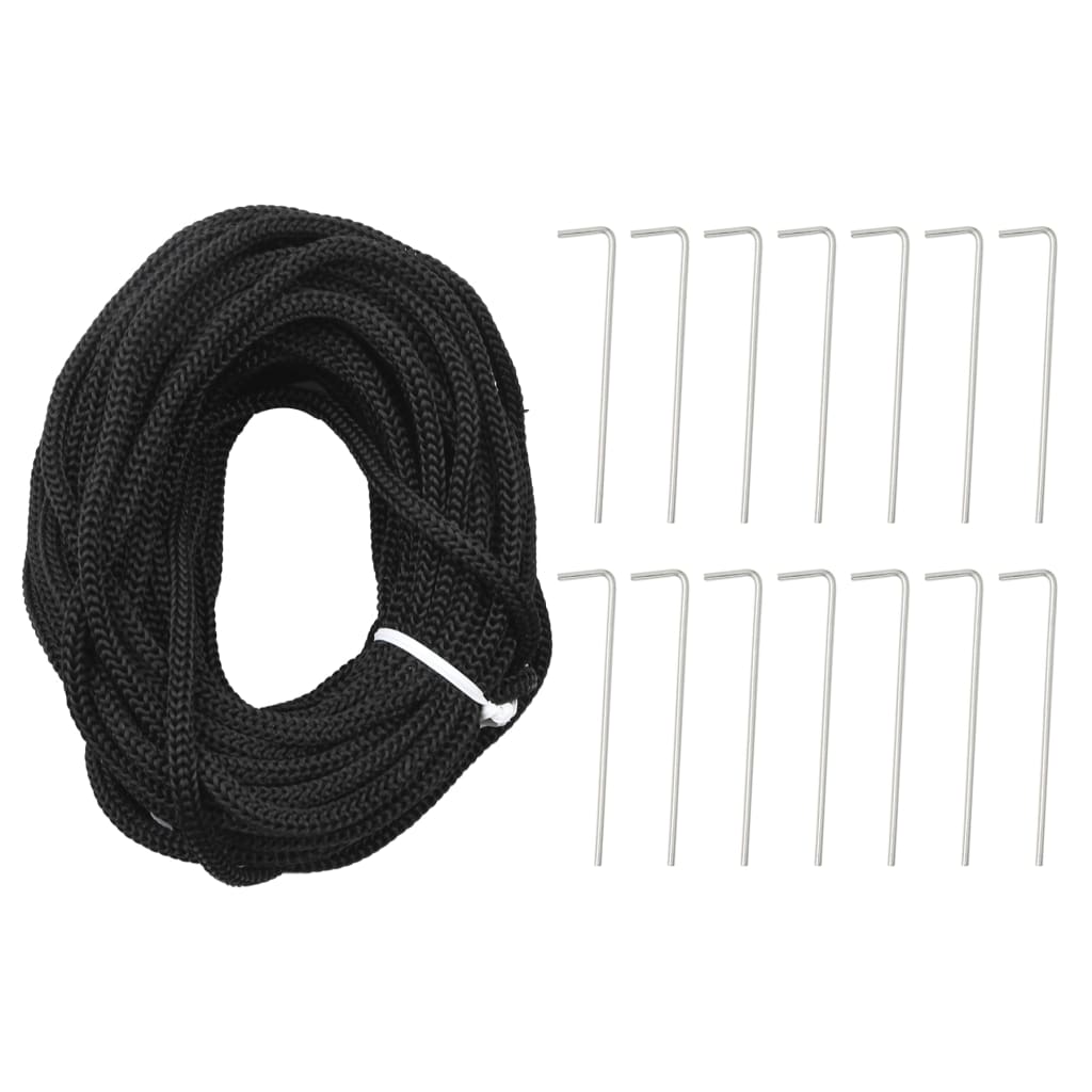 Julgran på flaggstång färgglad 1134 LEDs 800 cm