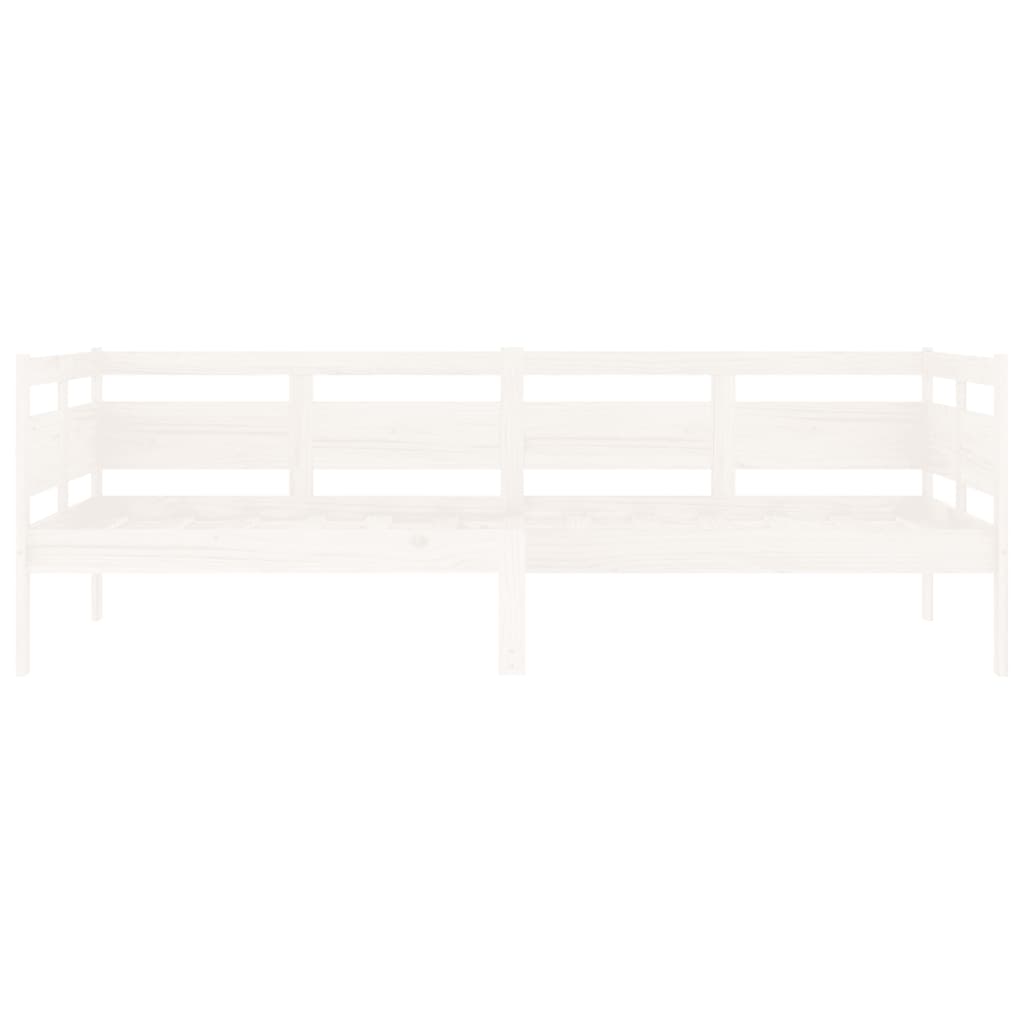 Dagbädd vit 90x200 cm massiv furu