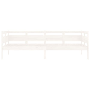 Dagbädd vit 90x200 cm massiv furu
