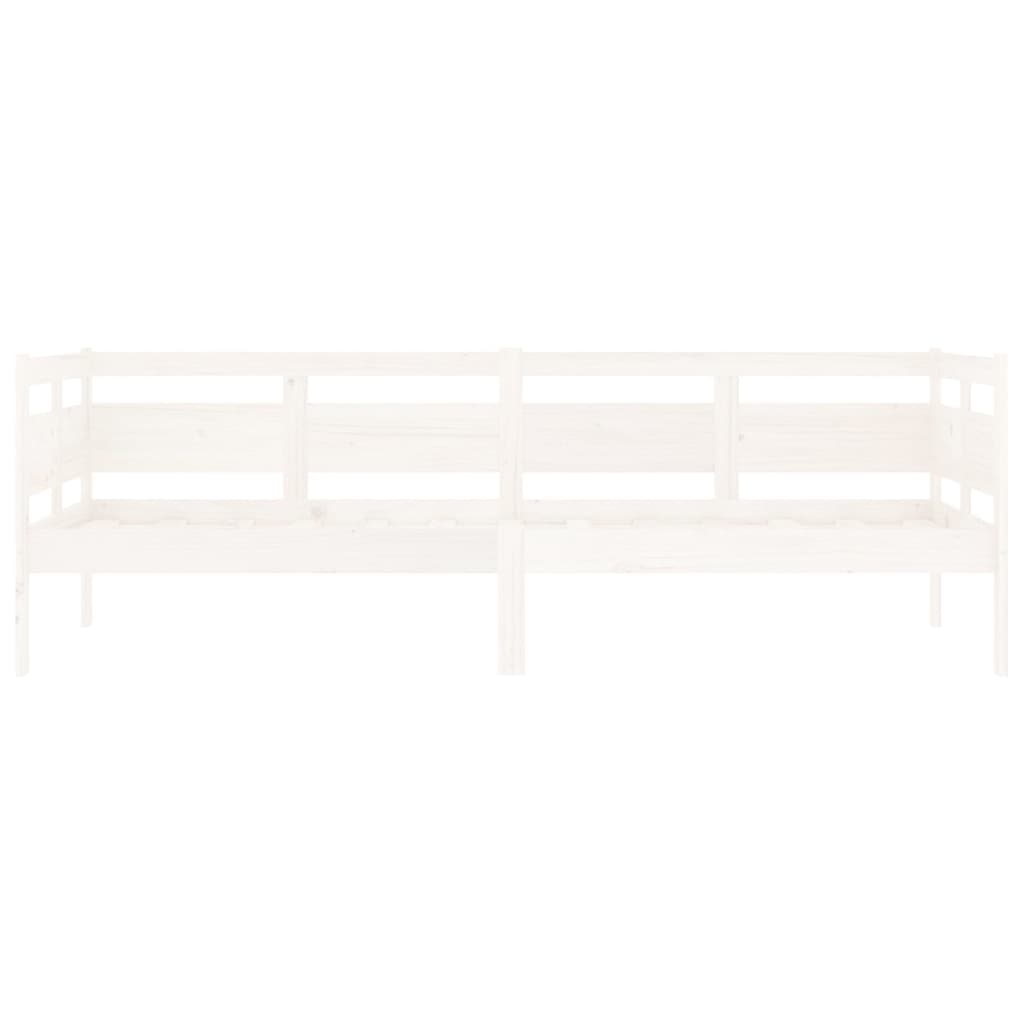 Dagbädd vit 80x200 cm massiv furu