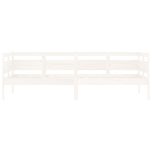 Dagbädd vit 80x200 cm massiv furu