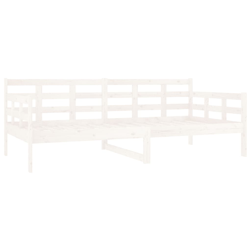 Dagbädd vit massiv furu 90x190 cm