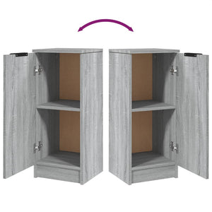 Byrå grå sonoma 30x30x70 cm konstruerat trä