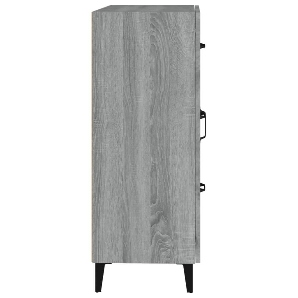 Skänk grå sonoma 69,5x34x90 cm konstruerat trä