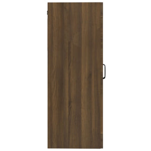 Väggskåp brun ek 69,5x34x90 cm