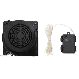 Uppblåsbar snögubbe med LEDs 250 cm