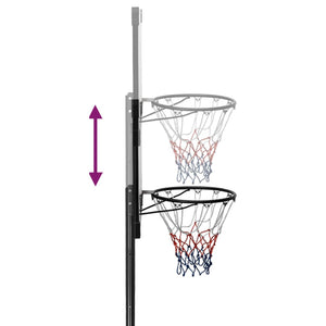 Basketkorg transparent 235-305 cm polykarbonat