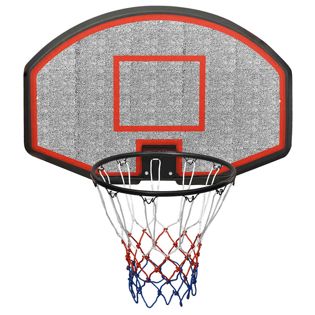 Basketkorg svart 90x60x2 cm polyeten