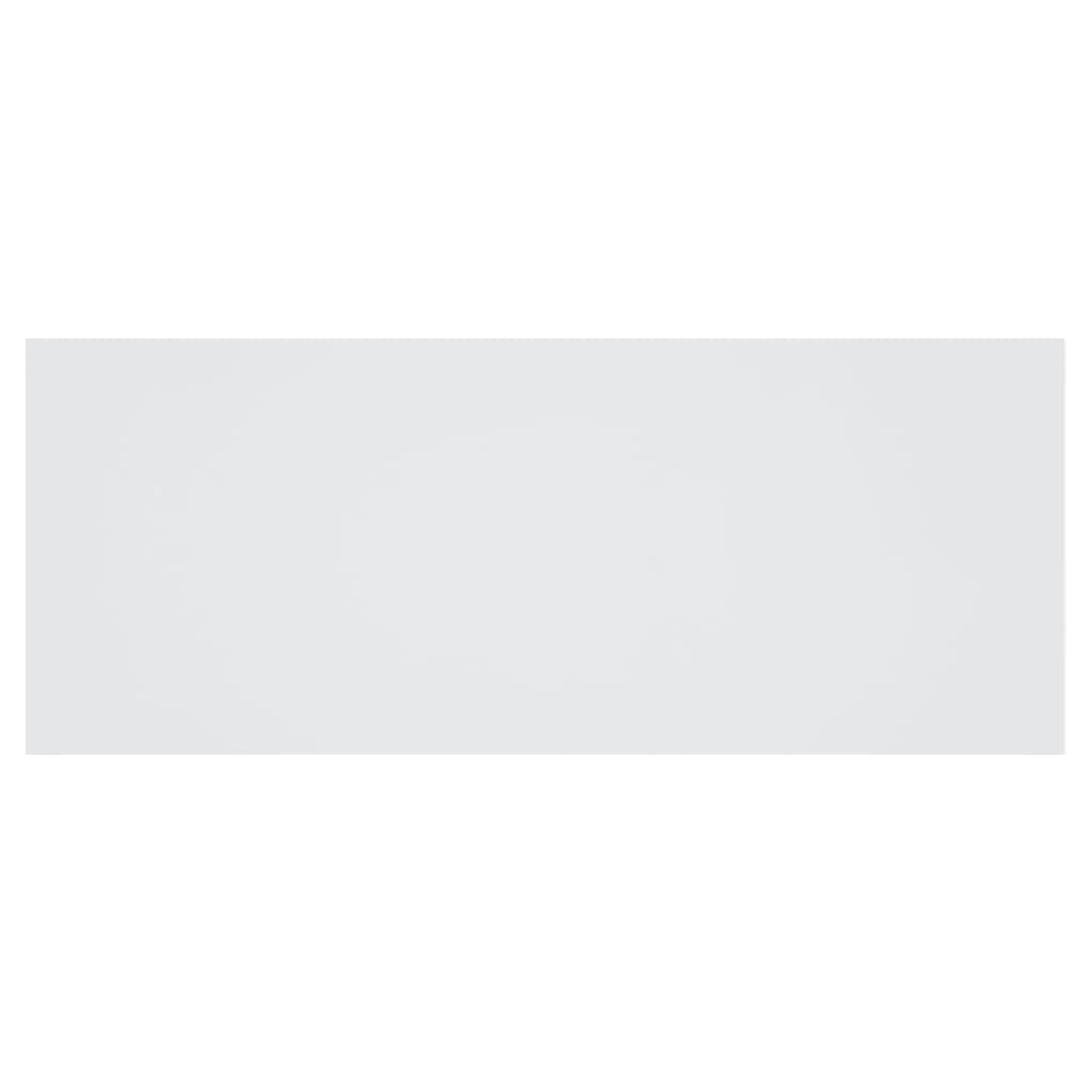 Sänggavel med lådor vit konstruerat trä