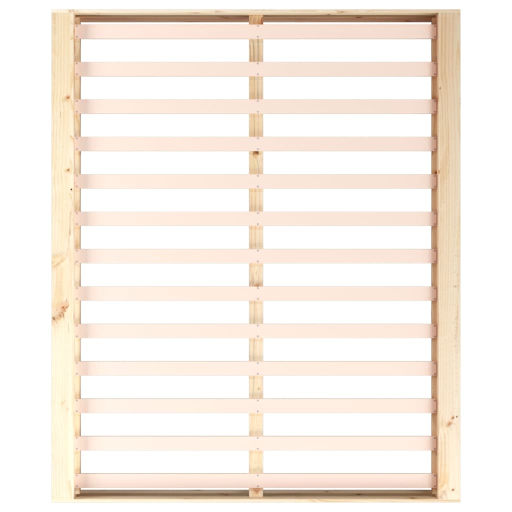 Sängram 160x200 cm massivt trä