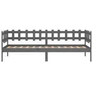 Dagbädd grå 80x200 cm massiv furu