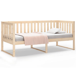 Dagbädd utan madrass 90x190 cm massiv furu