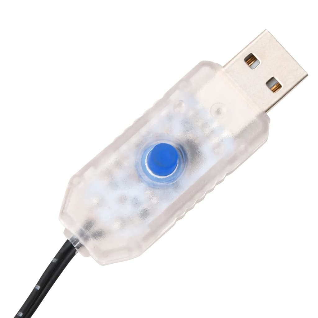 Palmträd med LED varmvit 192 LEDs 300 cm