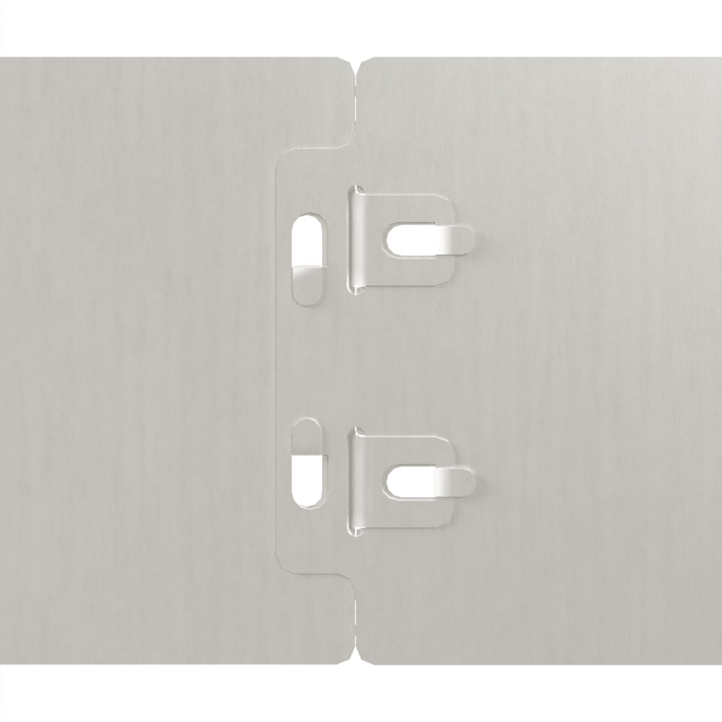 Rabattkanter 50 st 10x103 cm flexibelt cortenstål