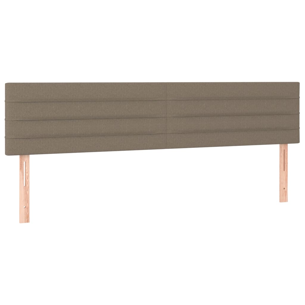Huvudgavlar 2 st taupe 100 x 5 x 78/88 cm tyg