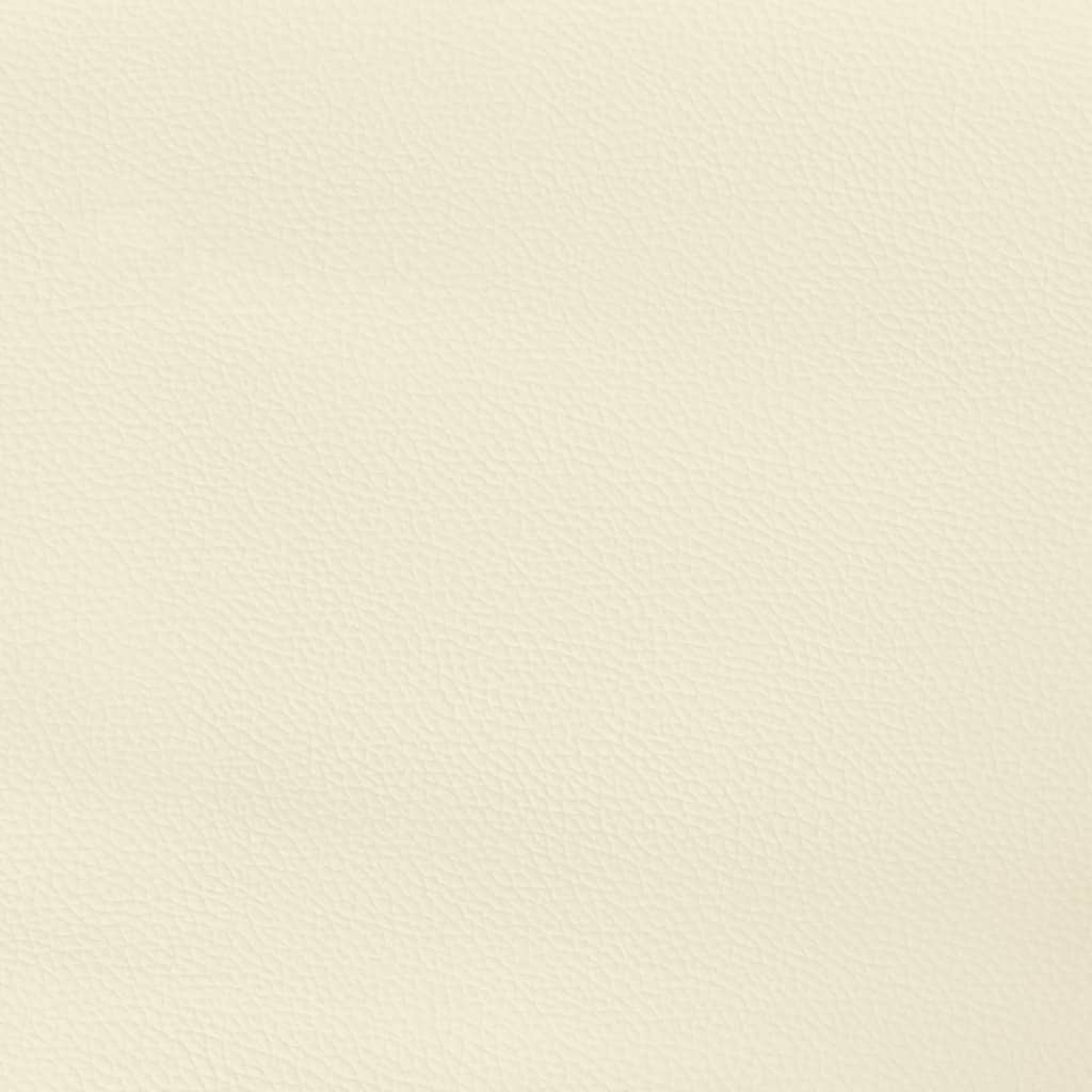 Huvudgavlar 2 st gräddvit 72x5x78/88 cm konstläder