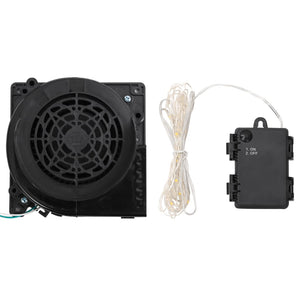 Uppblåsbar snögubbe med LEDs 370 cm