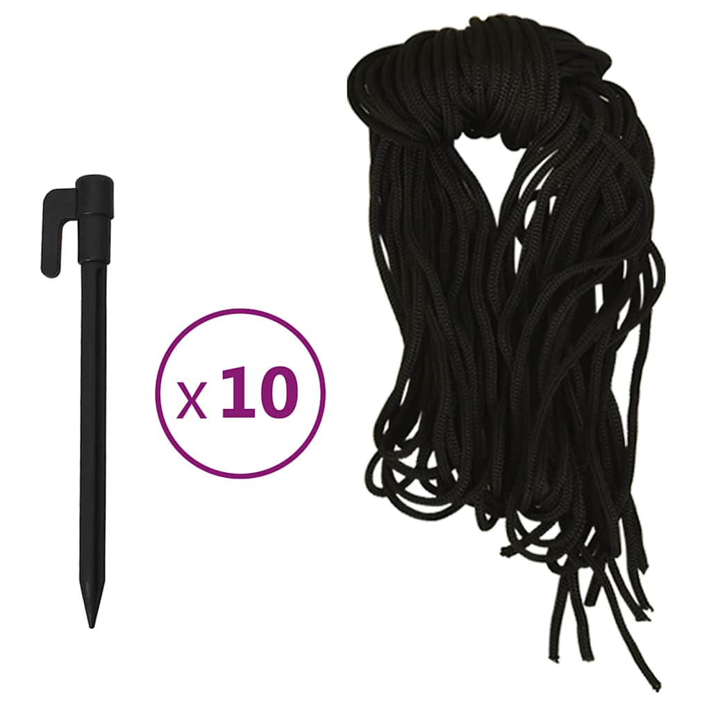 Uppblåsbar snögubbe med LEDs 455 cm