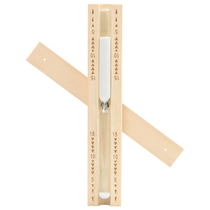 2-i-1 Bastutermometer & hygrometer sandur set massiv furu