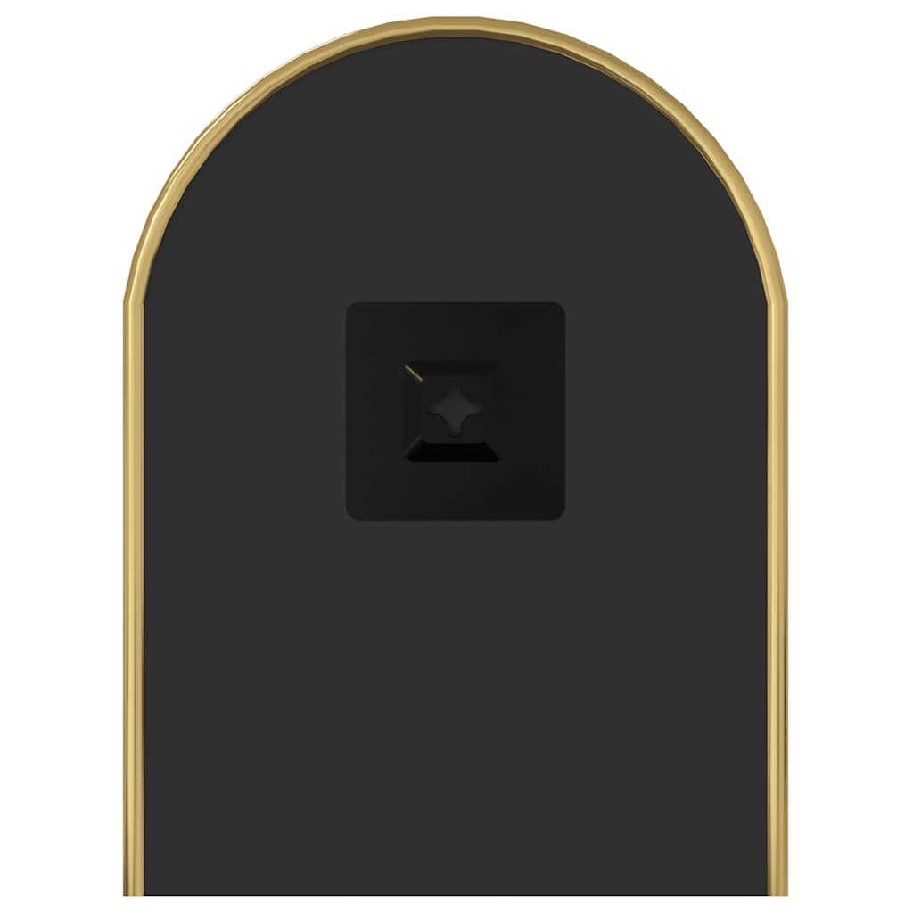 Väggspegel guld 60x25 cm oval