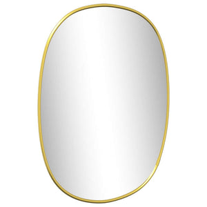 Väggspegel guld 40x30 cm