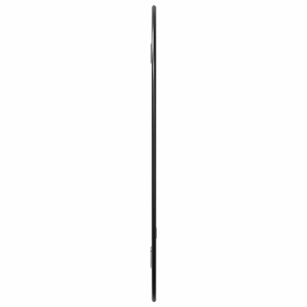 Väggspegel svart 30x25 cm