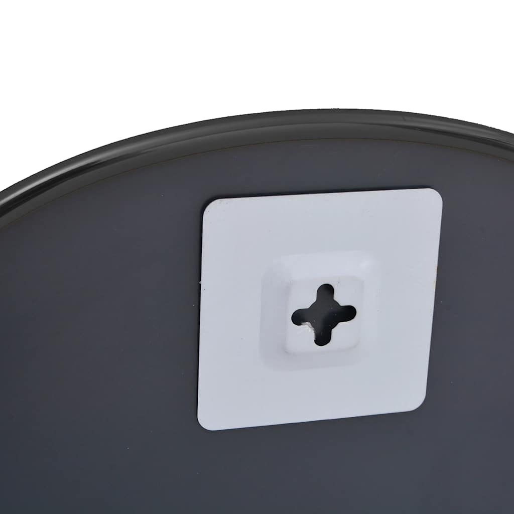 Väggspegel svart 30x25 cm