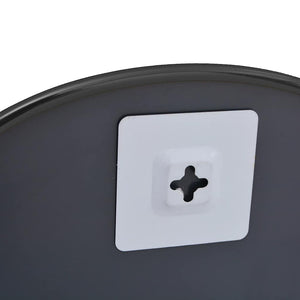 Väggspegel svart 30x25 cm