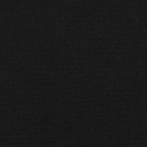 Sängram utan madrass svart 180x200 cm tyg