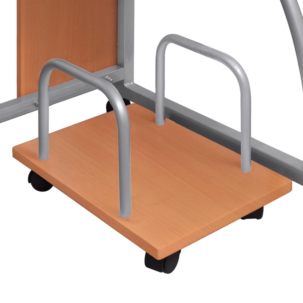 Datorbord brun 110x52x88,5 cm konstruerat trä