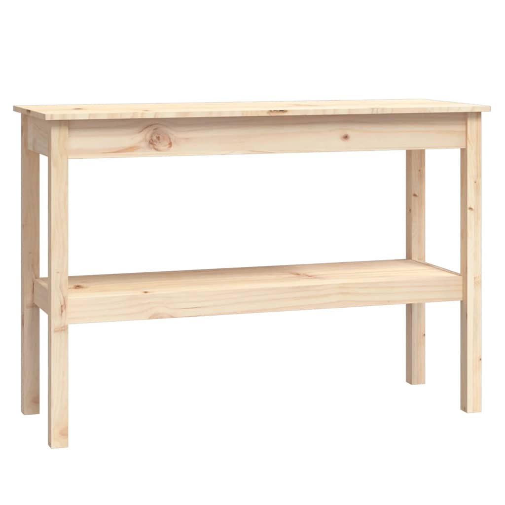 Konsolbord 110x40x75 cm massiv furu