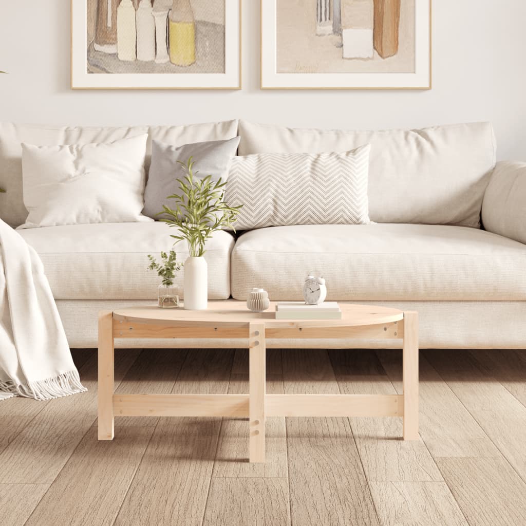 Soffbord 87x48x35 cm massiv furu