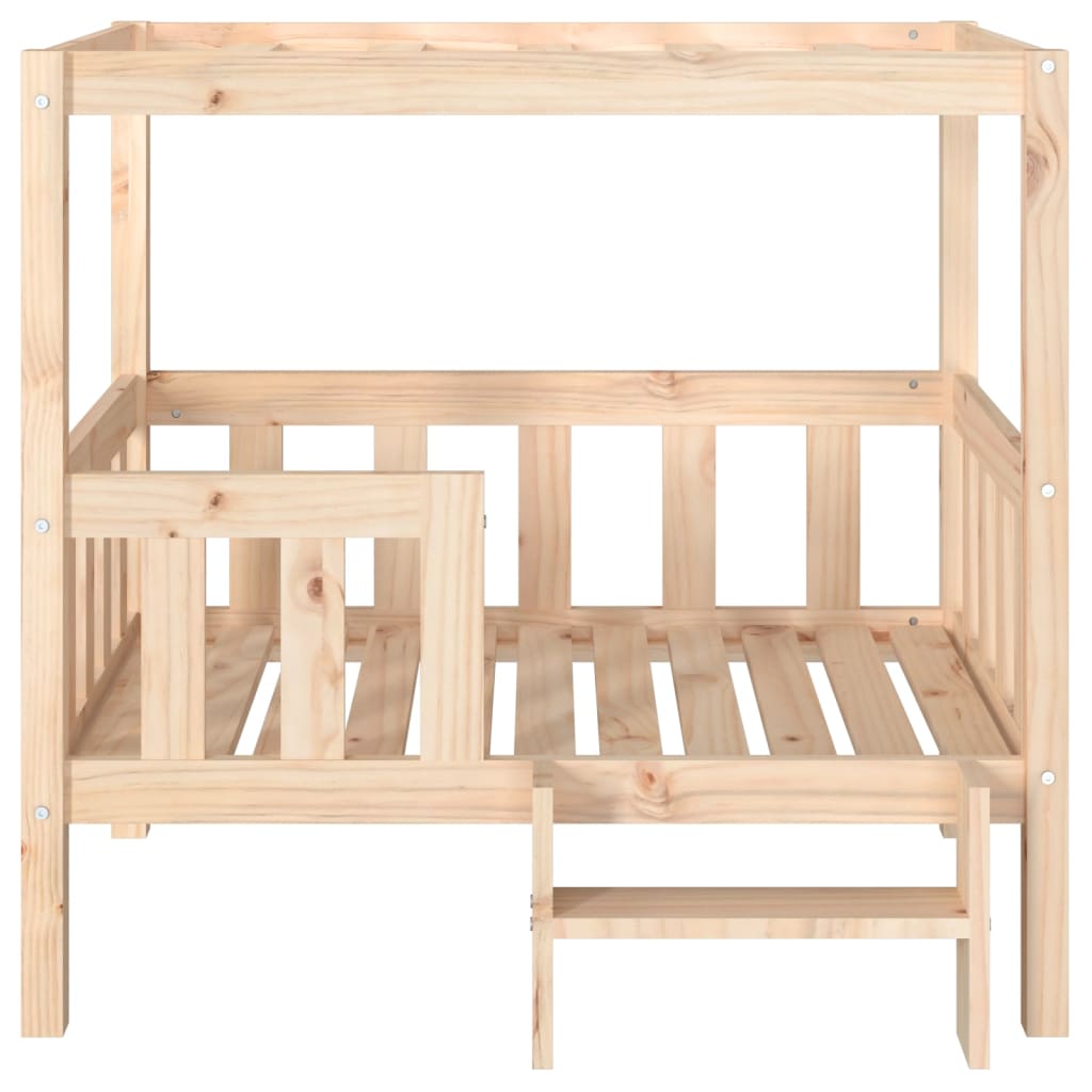 Hundbädd 95,5x73,5x90 cm massiv furu